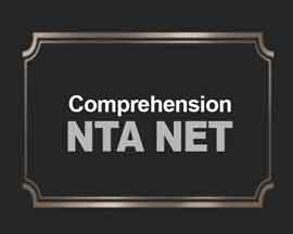 Comprehension for NTA NET